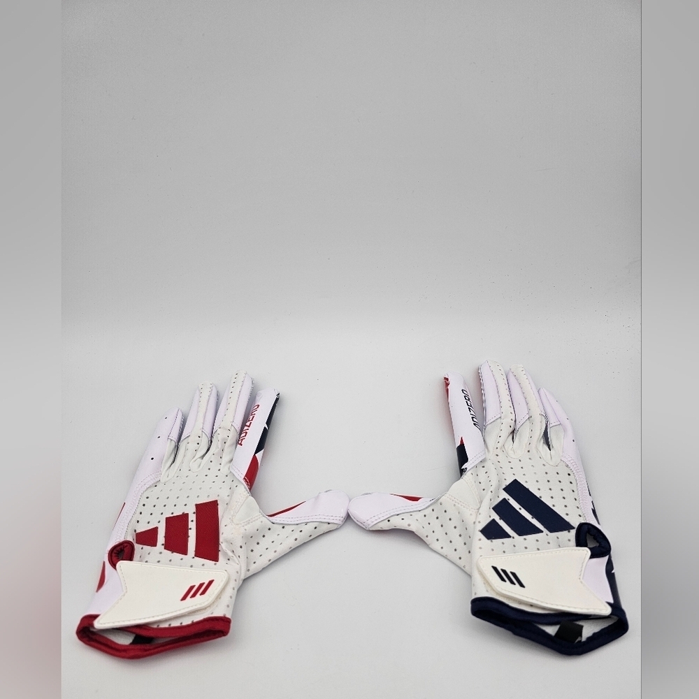 Adidas Adizero Receiver Football Gloves AF1880 USA Flag Mens Size Medium